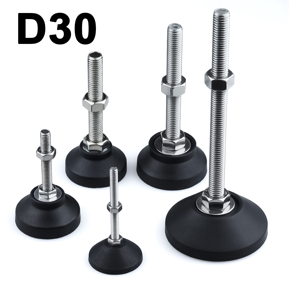 Furniture Hardware Legs - 8Pcs Dia 30mm Universal Adjustable Furniture