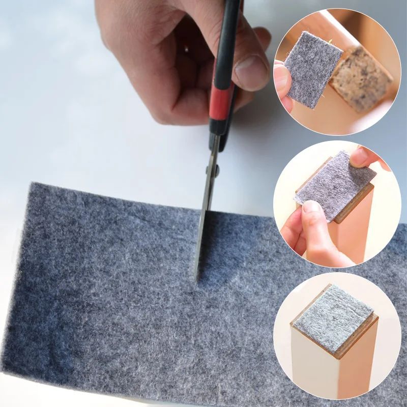 Furniture Hardware Legs - Thickened Self Adhesive Furniture Felt Strips