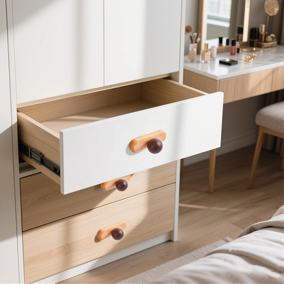 Quality Furniture Hardware - High Quality Walnut Cabinet Door Handle