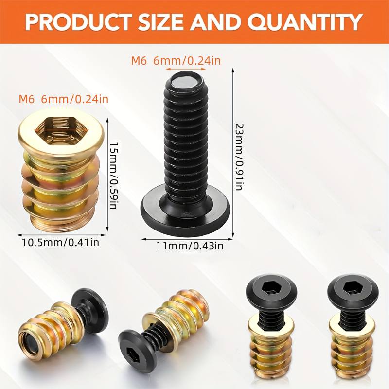 Furniture Hardware Tools - 10PCS Nut Threaded Inserts Combination Tool