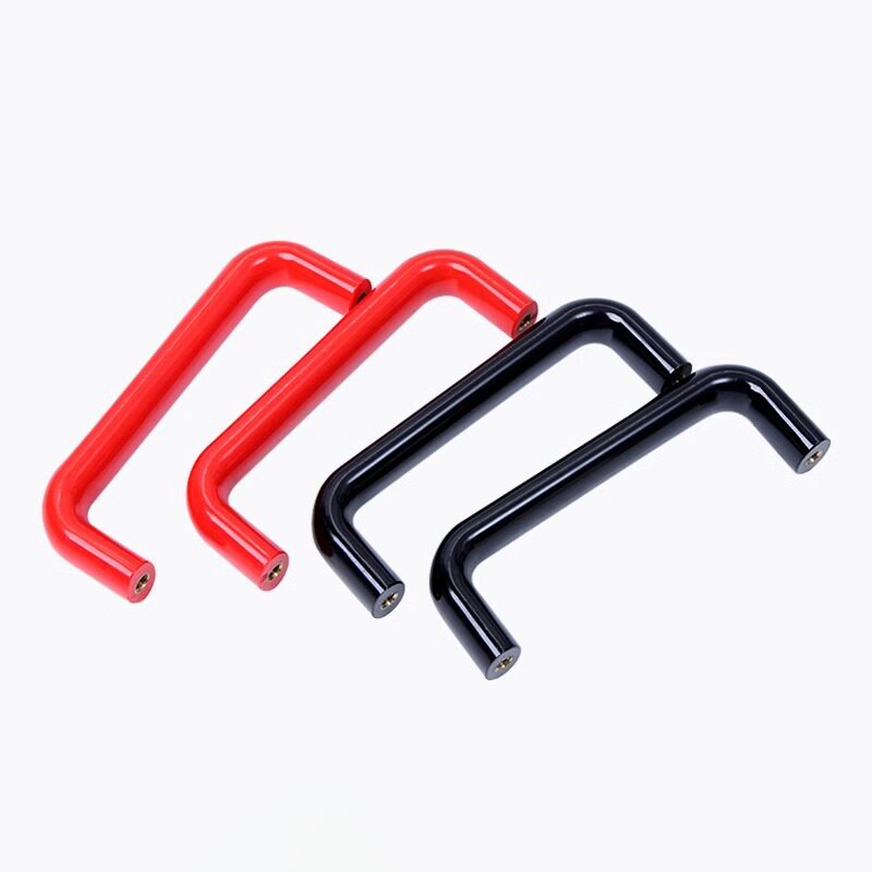 Red/Black Oval Bakelite Handle - Furniture Hardware Black ulasan dan harga