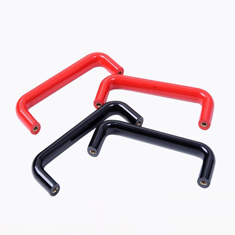 Red/Black Oval Bakelite Handle - Furniture Hardware Black ulasan dan harga