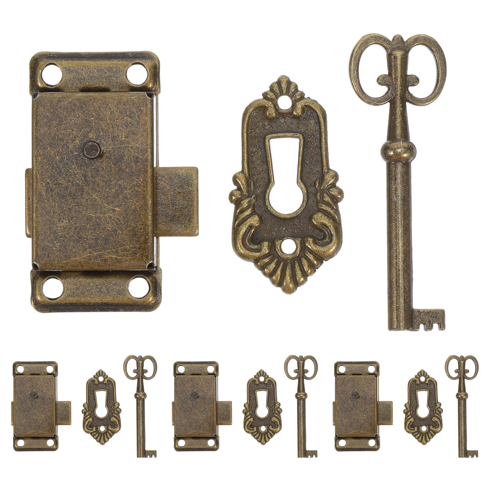 4Sets Vintage Cabinet Locks Re - Vintage Furniture Hardware Replacement ulasan dan harga