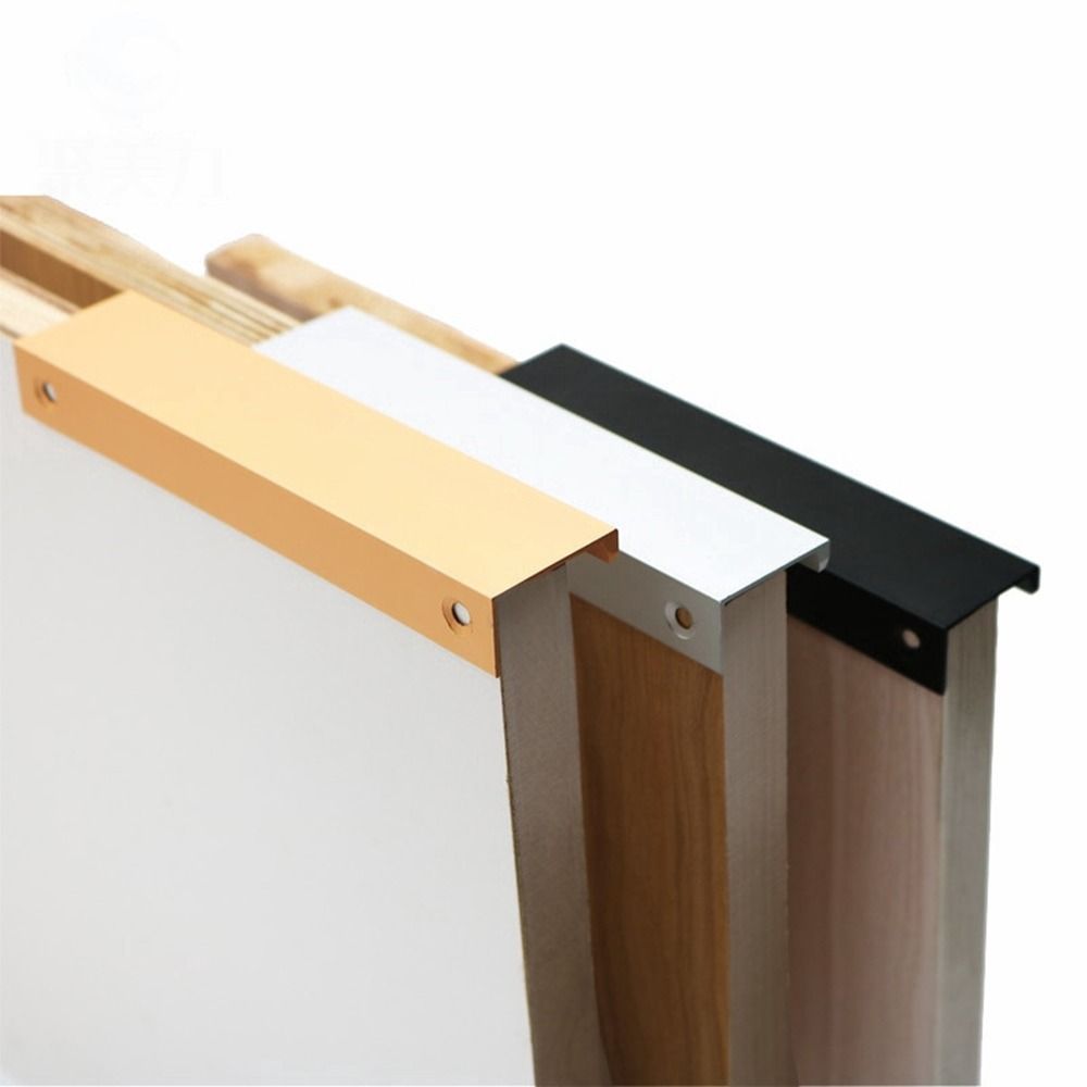 Long Pull Hidden Handles Furni - Furniture Hardware Black ulasan dan harga