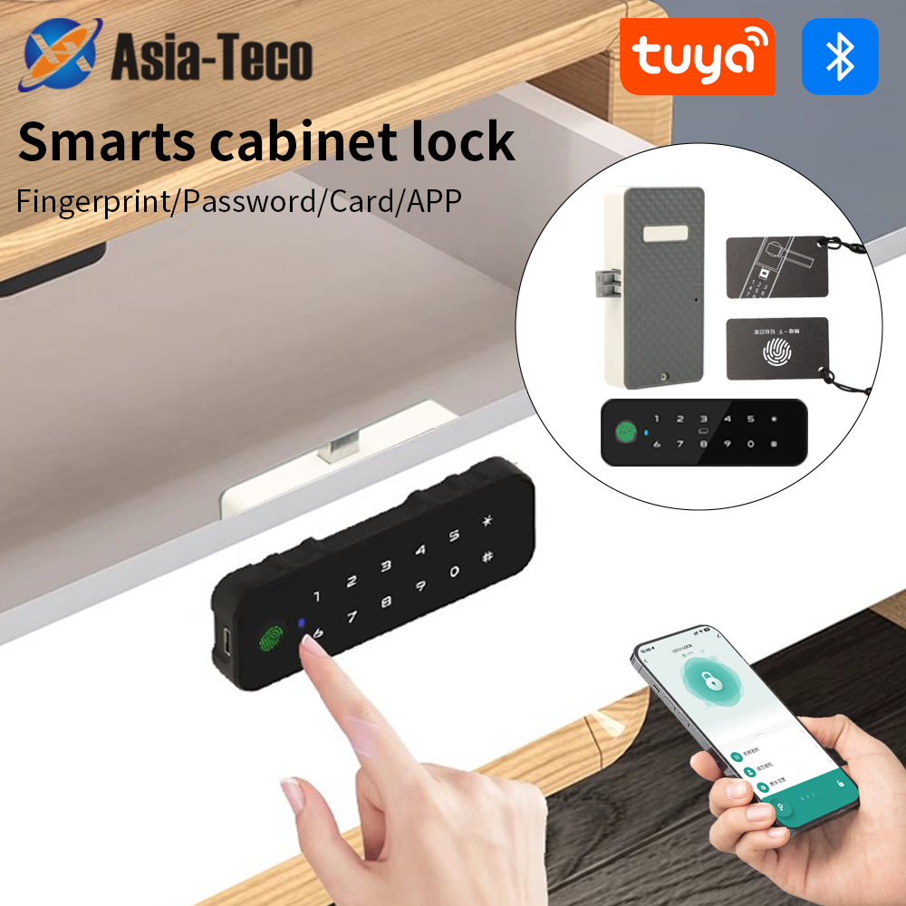 Tuya Bluetooth Smart Wood Cabi - Furniture Hardware Tools ulasan dan harga