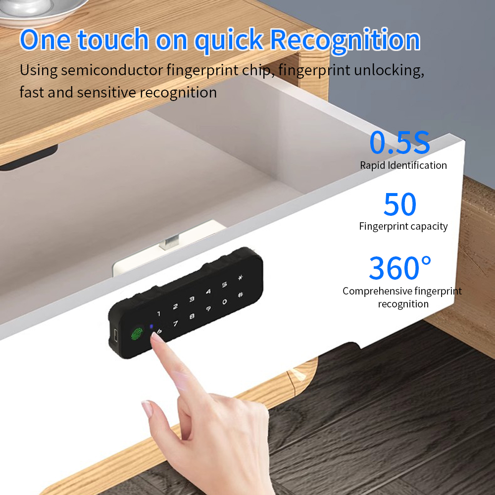 Tuya Bluetooth Smart Wood Cabi - Furniture Hardware Tools ulasan dan harga