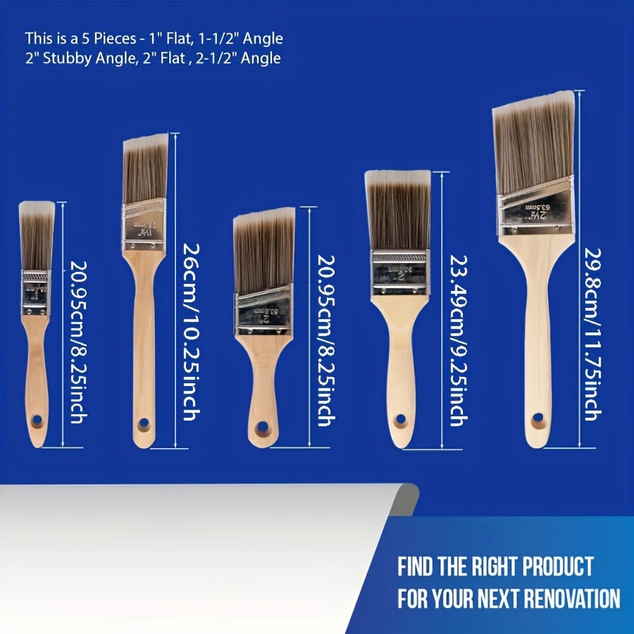 5Pcs High Quality Paint Brush  - Furniture Joint Hardware ulasan dan harga