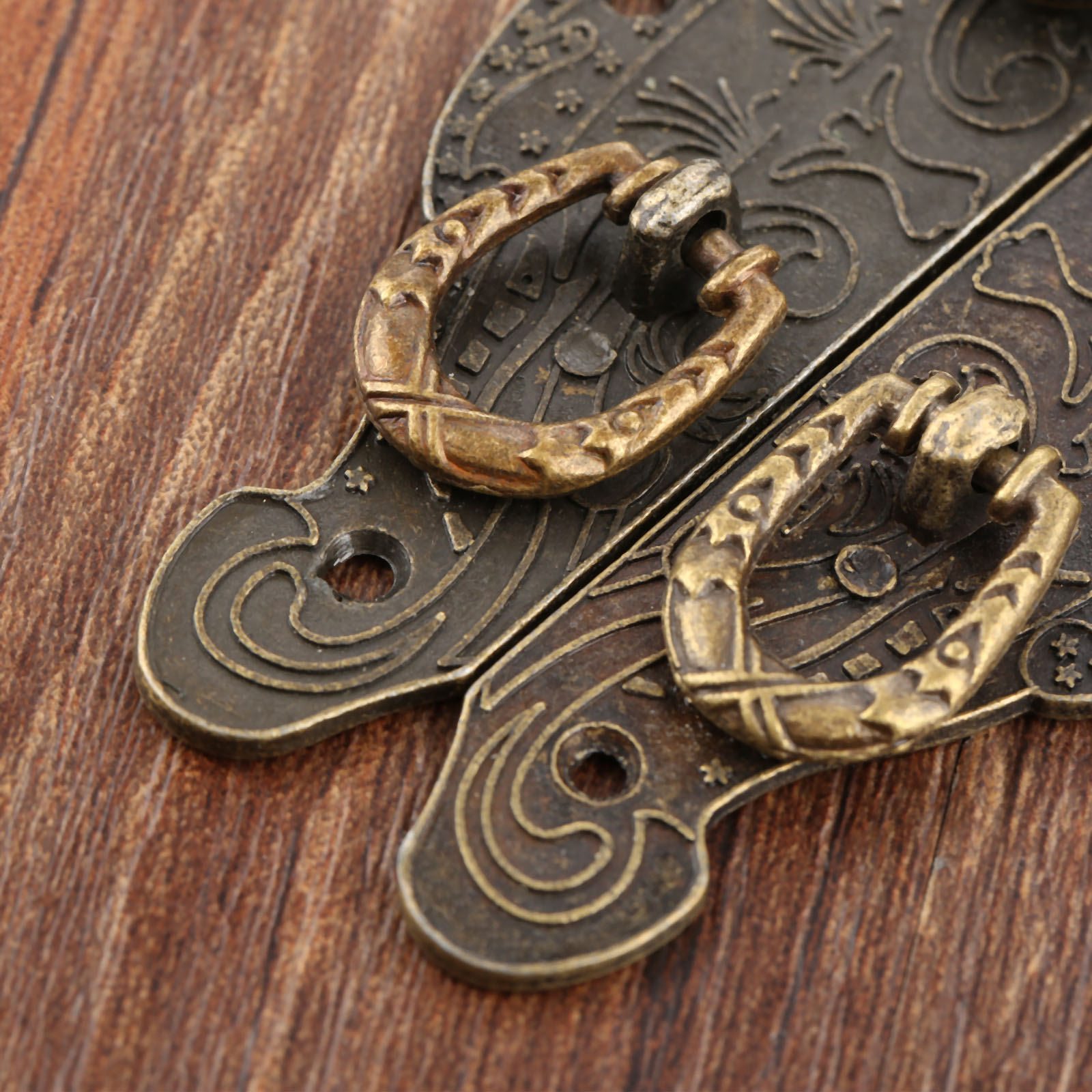 1PC Antique Box Latch Hasp Vin - Furniture Hook Hardware ulasan dan harga