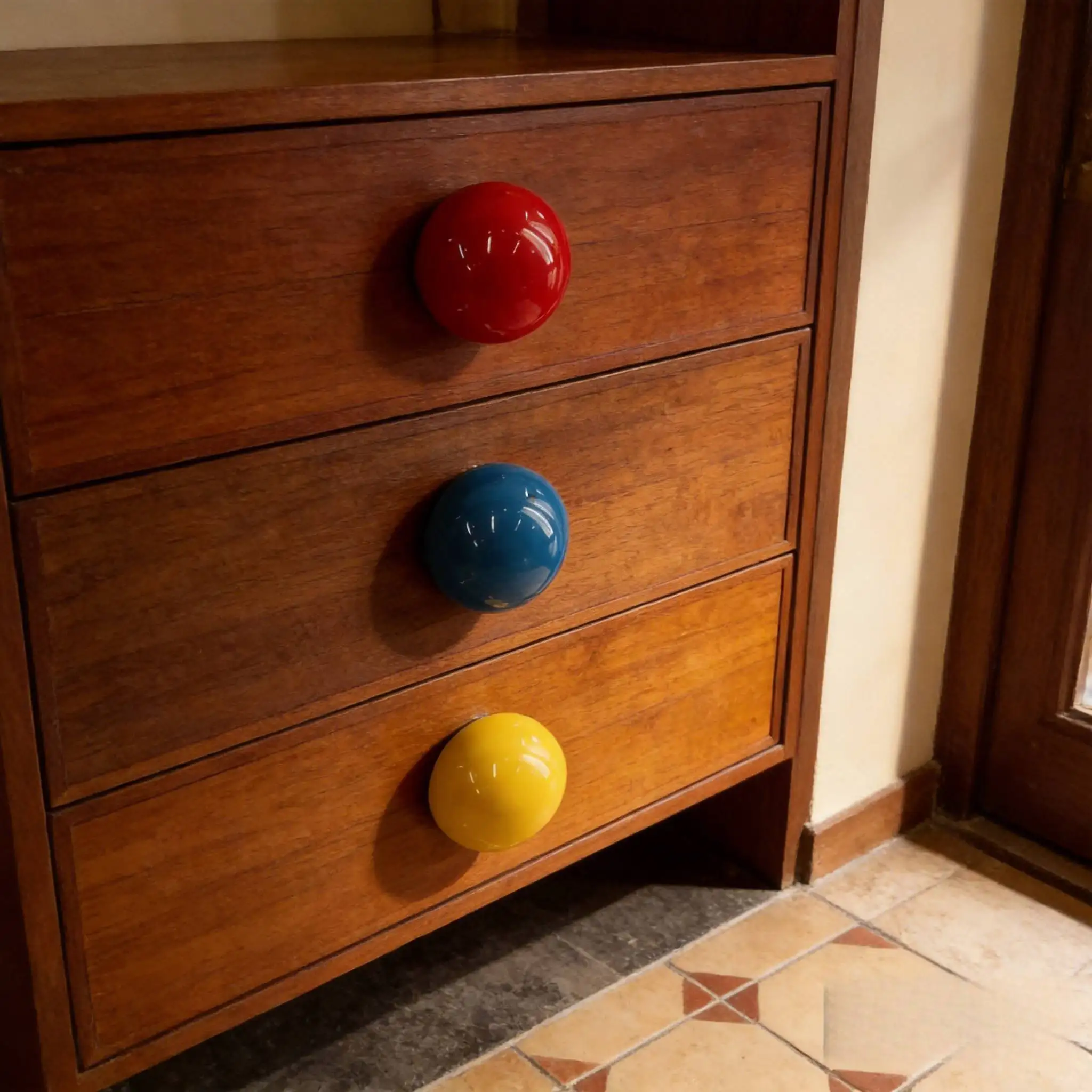 6pcs Single-Hole Round Ball Ca - Cabinet Knob Round ulasan dan harga