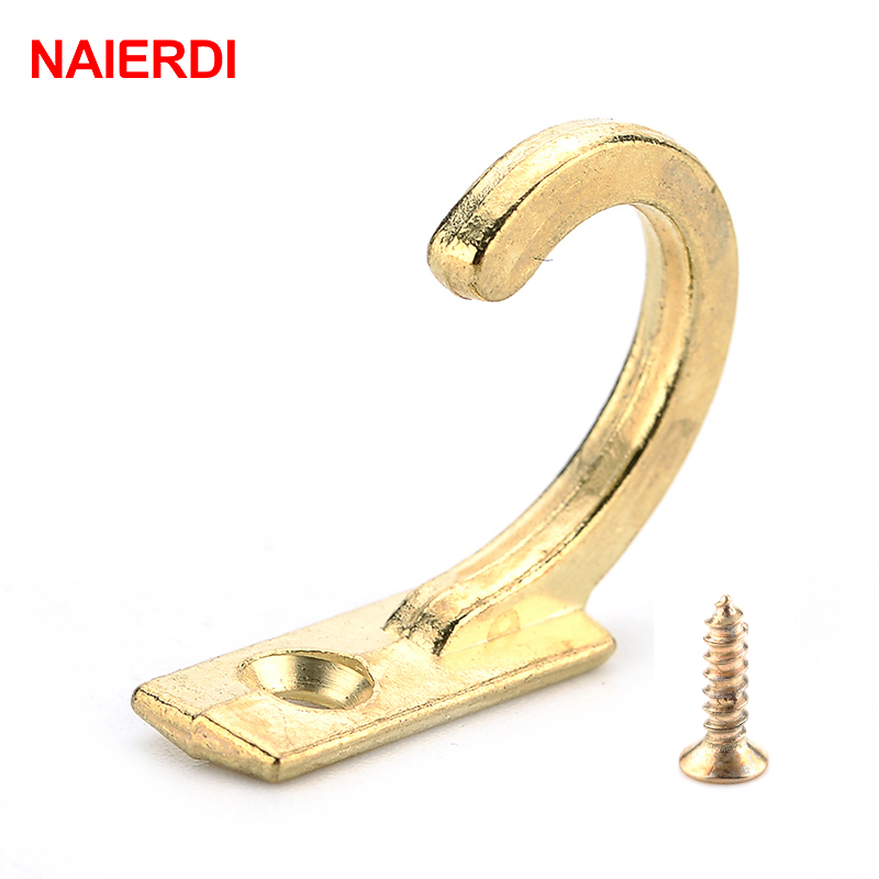 NAIERDI 10PCS Small Antique Ho - Furniture Hook Hardware ulasan dan harga