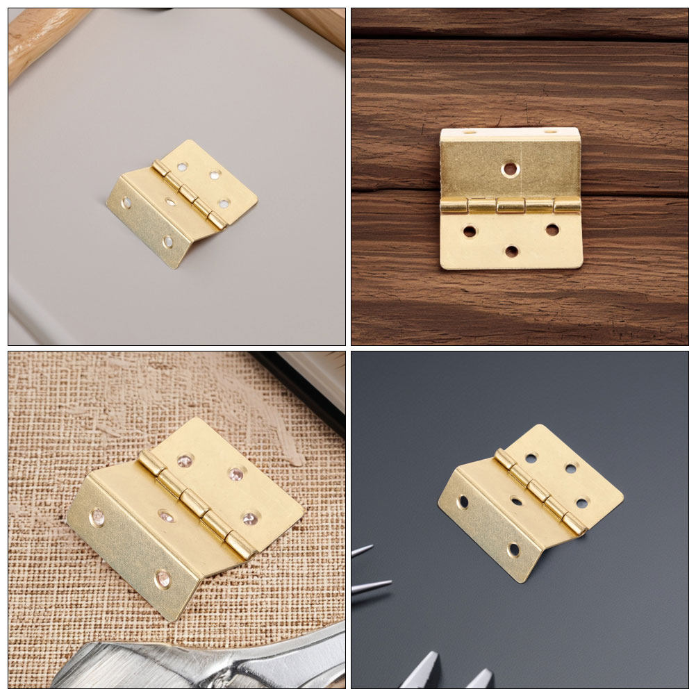 4Pcs Vintage Tri-Fold Hinges I - Vintage Furniture Hardware Replacement ulasan dan harga