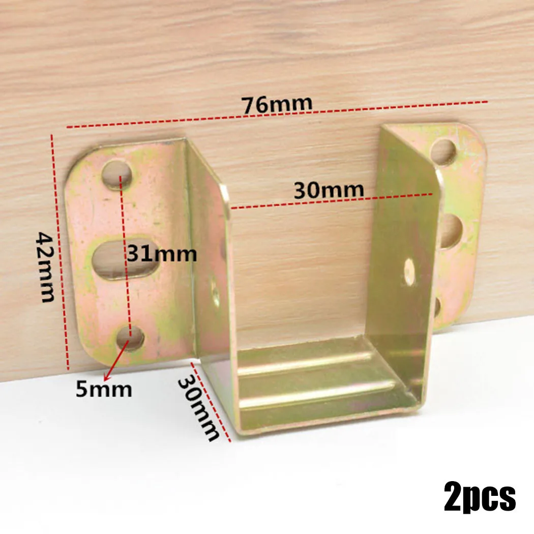 2pcs U Shaped Metal Bed Bracke - Furniture Hook Hardware ulasan dan harga