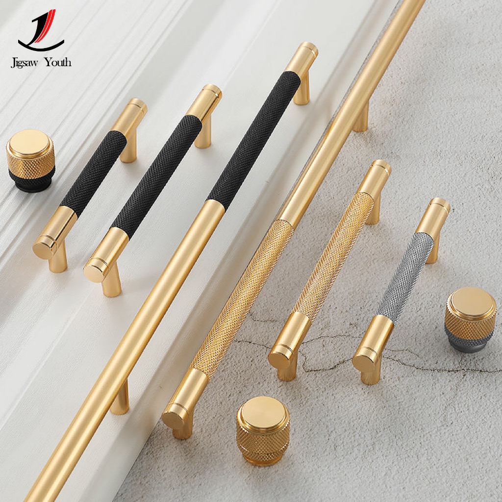 25mm-158mm New Modern Gold Cab - Furniture Hardware Black ulasan dan harga