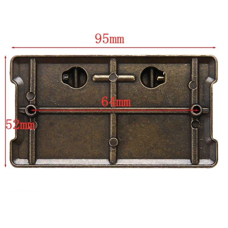 4Pcs Vintage Antique Bronze Dr - Furniture Joint Hardware ulasan dan harga