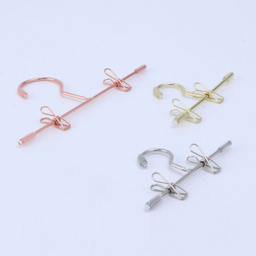 5PCS Gold Silver Doll Clothes  - Furniture Hook Hardware ulasan dan harga