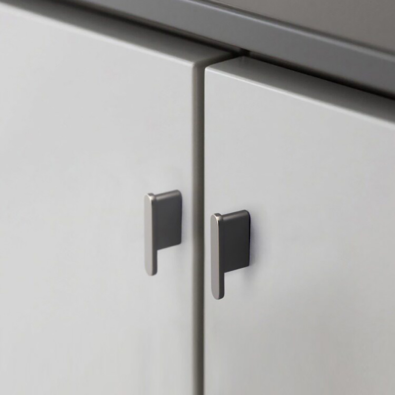 1PCS Black Nickel Matte Gray W - Furniture Hardware Black ulasan dan harga