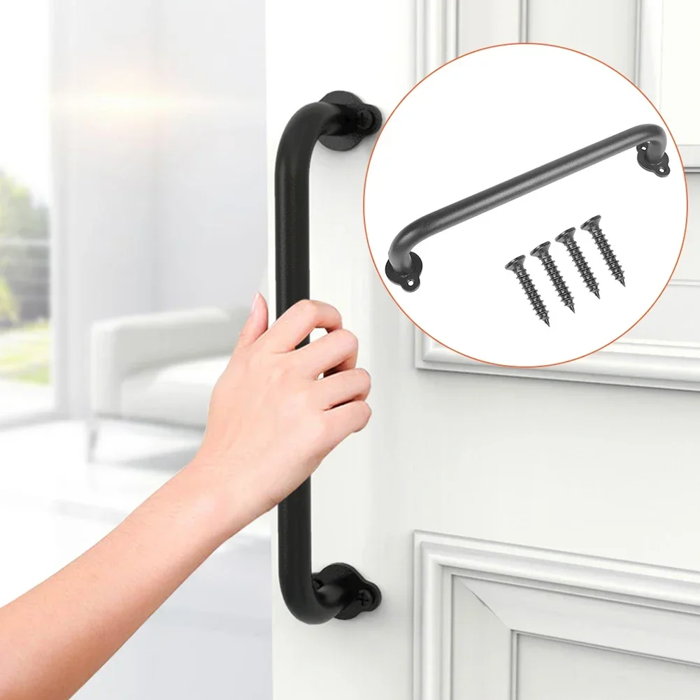 Sliding Barn Door Handle Pull  - Furniture Hardware Black ulasan dan harga