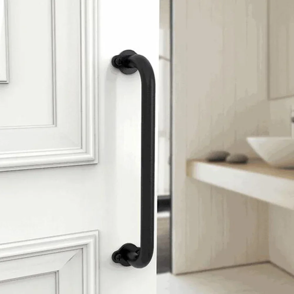 Sliding Barn Door Handle Pull  - Furniture Hardware Black ulasan dan harga