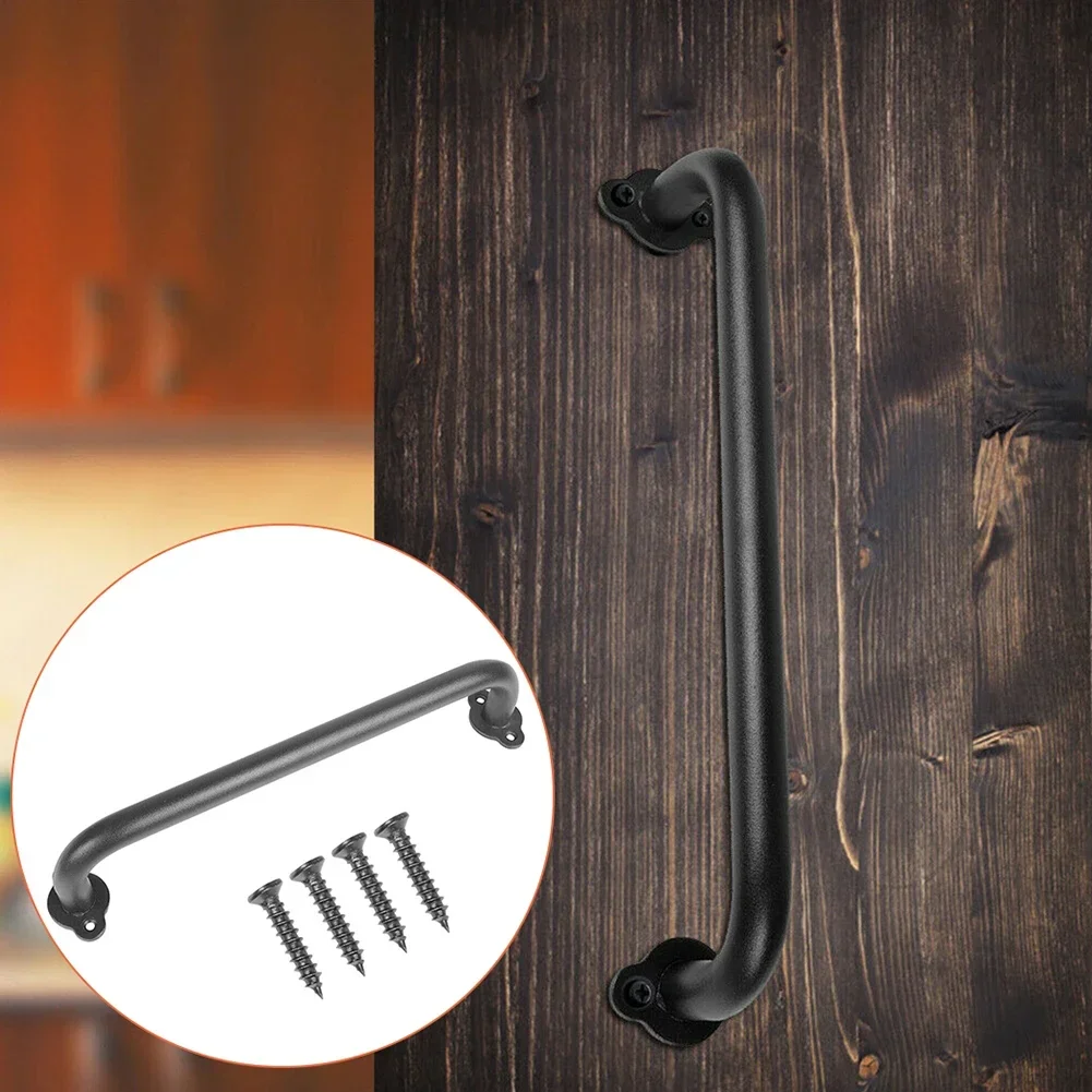 Sliding Barn Door Handle Pull  - Furniture Hardware Black ulasan dan harga