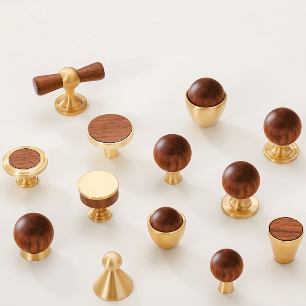 Minimalist Walnut Wood Metal C - Vintage Furniture Hardware Replacement ulasan dan harga