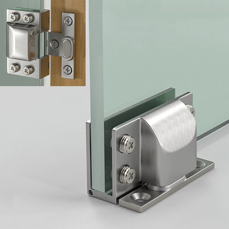 Non-perforated Glass Hinges Hi - Quality Furniture Hardware ulasan dan harga