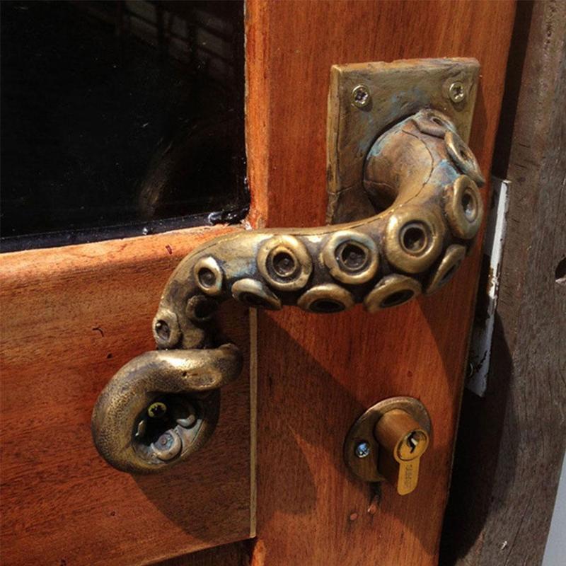 Vintage Octopus Door Knob Outd - Furniture Joint Hardware ulasan dan harga
