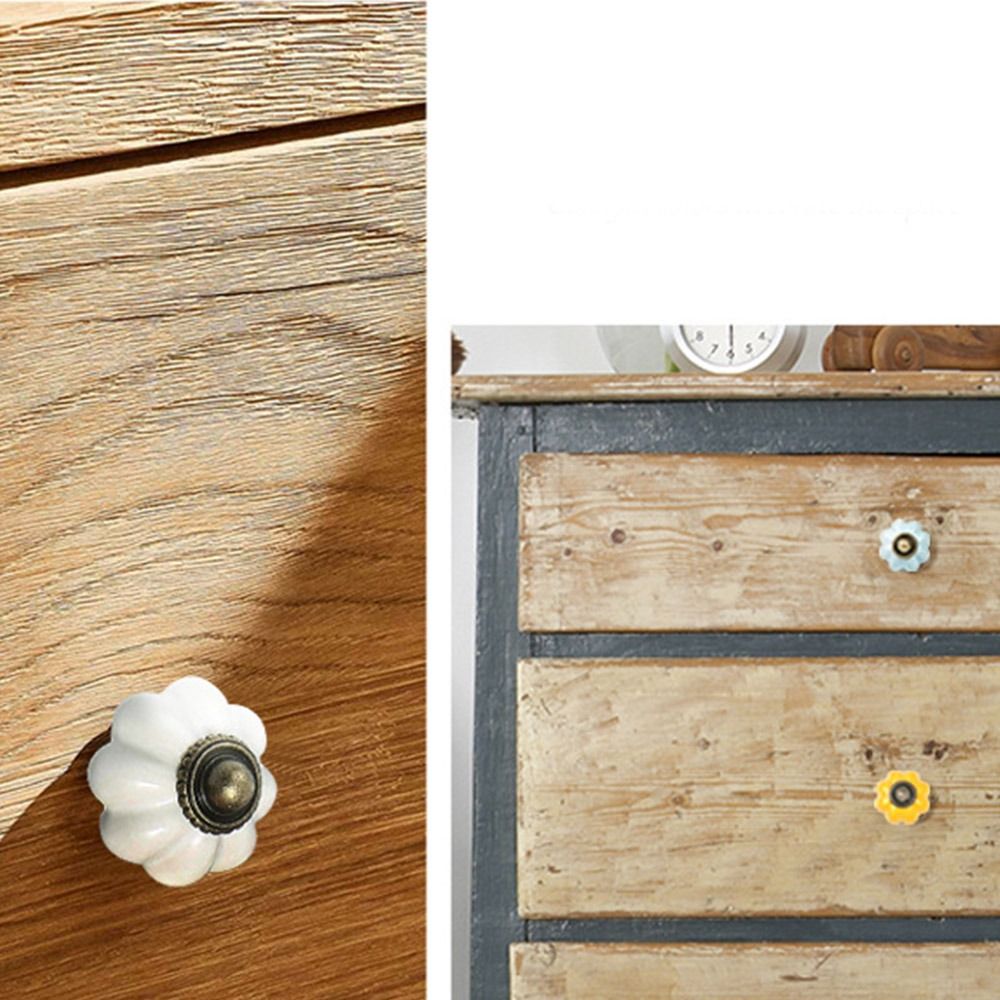 Simple Single Hole Ceramic Pum - Cabinet Knob Round ulasan dan harga