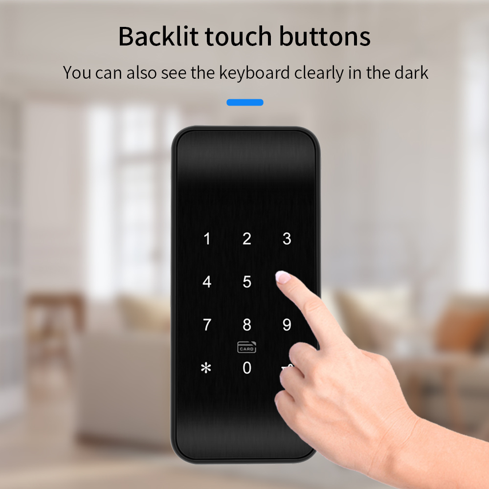 TTLOCK 13.56Mhz Fingerprint Dr - Furniture Hardware Tools ulasan dan harga