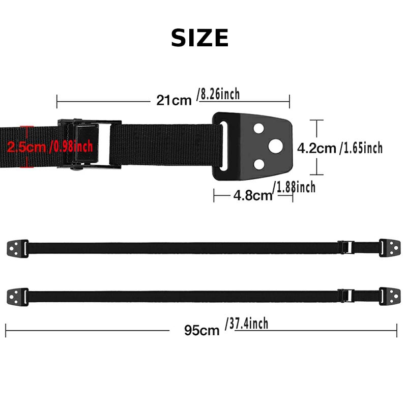 2 Pack Adjustable TV Safety St - Furniture Hardware Manufacturers ulasan dan harga