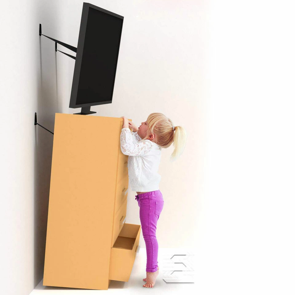 2 Pack Adjustable TV Safety St - Furniture Hardware Manufacturers ulasan dan harga