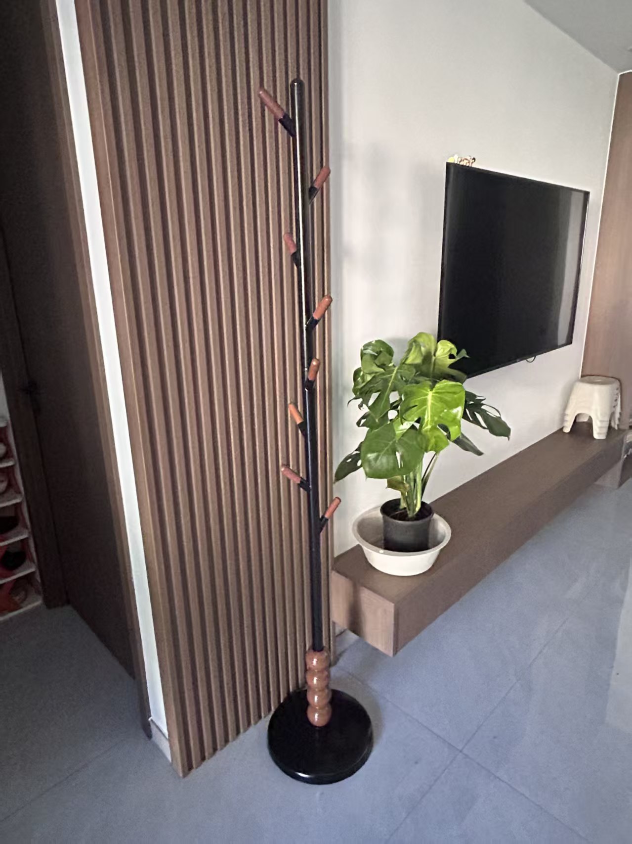 Luxury Wooden Coat Rack Stand  - Furniture Hook Hardware ulasan dan harga