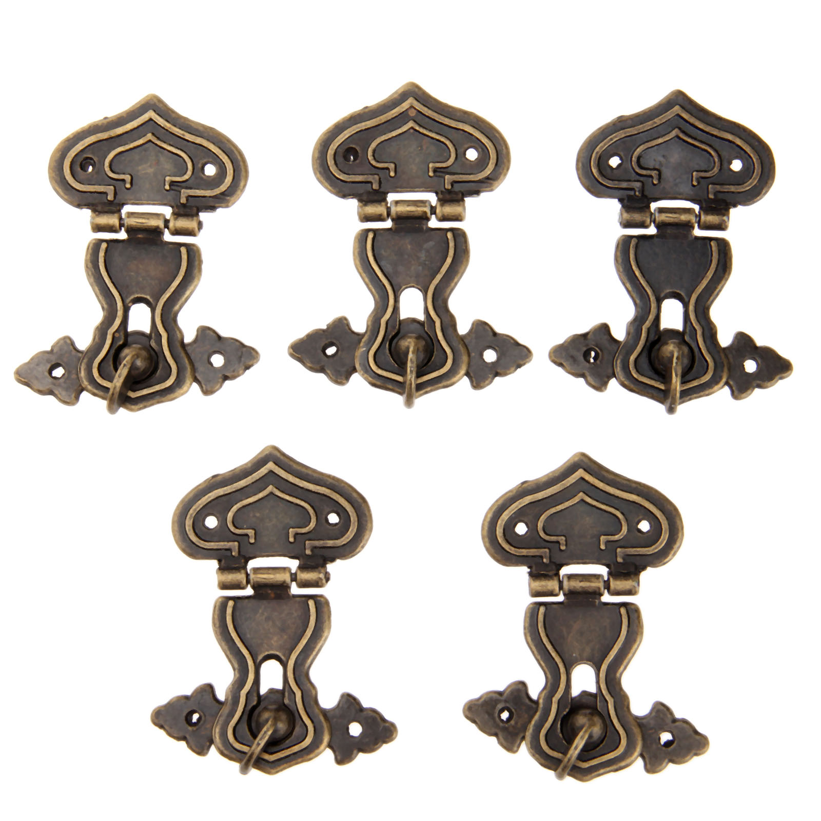 5Pcs 63x47mm Antique Metal Loc - Furniture Hook Hardware ulasan dan harga