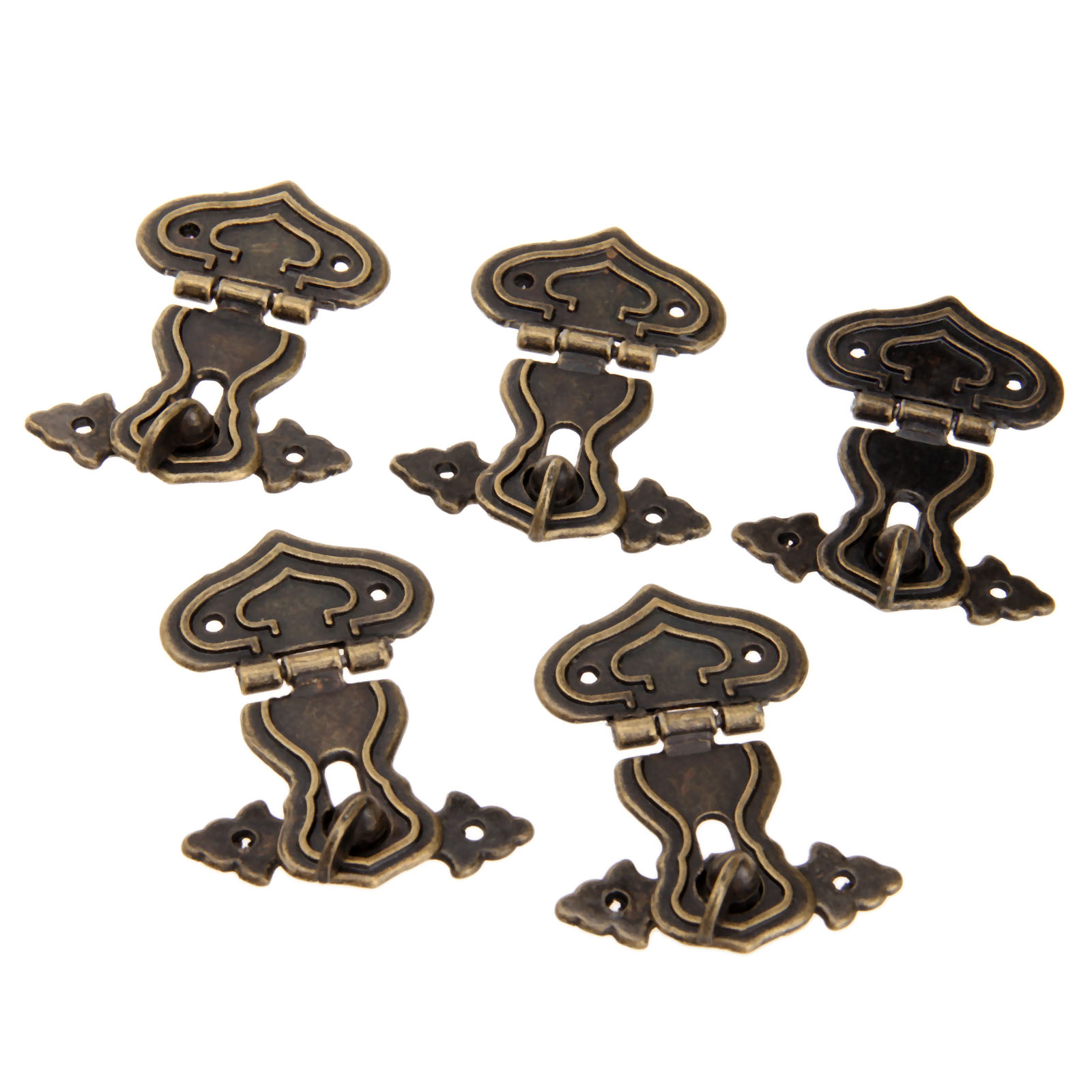 5Pcs 63x47mm Antique Metal Loc - Furniture Hook Hardware ulasan dan harga