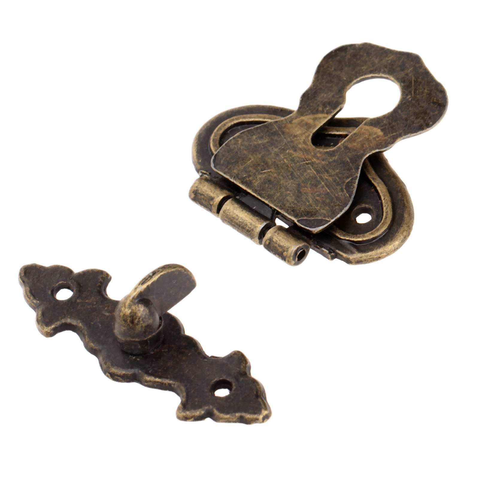 5Pcs 63x47mm Antique Metal Loc - Furniture Hook Hardware ulasan dan harga