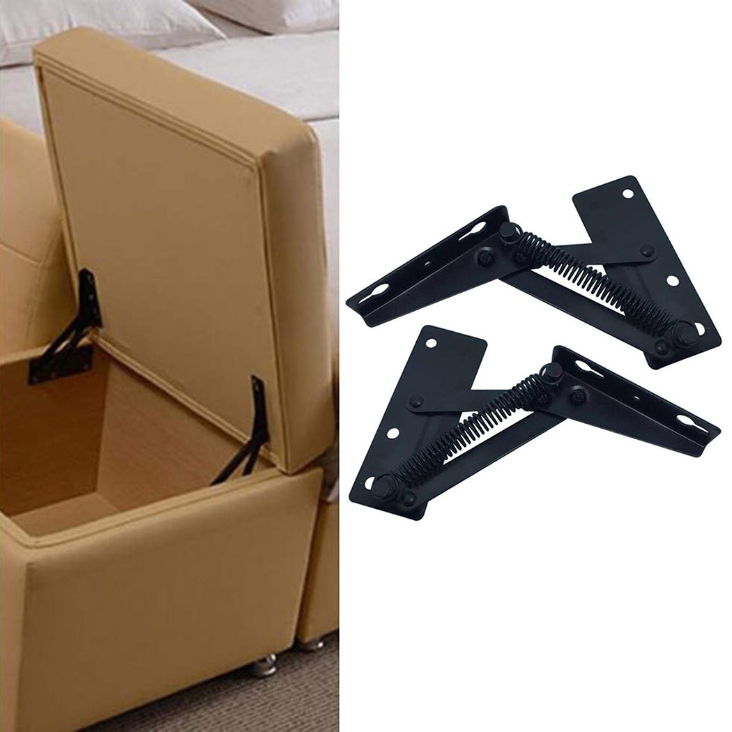 2Pcs Steel Sofa Bed Hinge 3-Po - Furniture Hardware Black ulasan dan harga