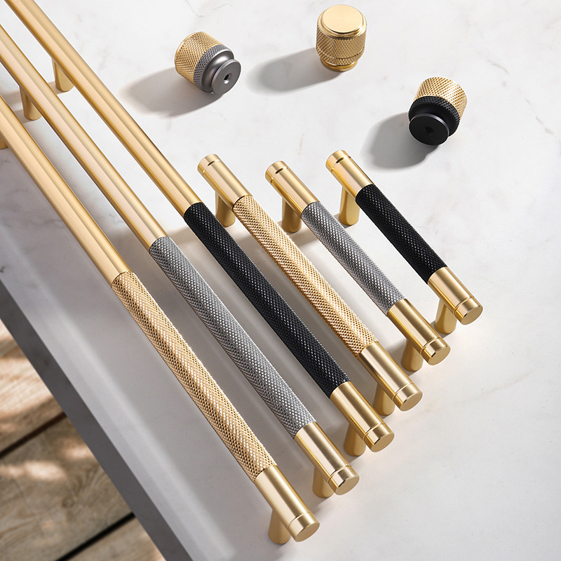 Nordic Wardrobe Handles–Gold C - Furniture Hardware Black ulasan dan harga