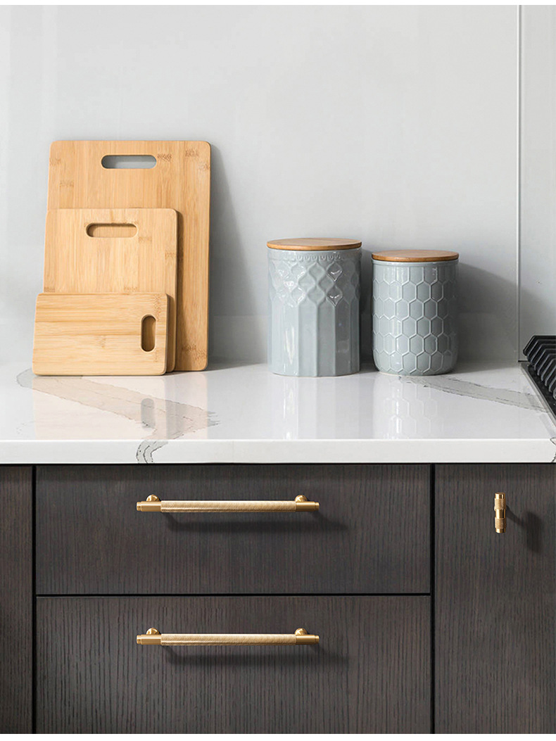Nordic Wardrobe Handles–Gold C - Furniture Hardware Black ulasan dan harga