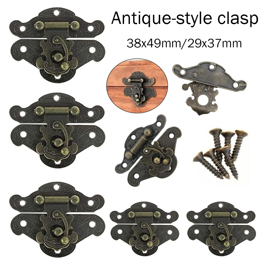 5-20pcs Vintage Metal Hasp Lat - Furniture Hardware Manufacturers ulasan dan harga