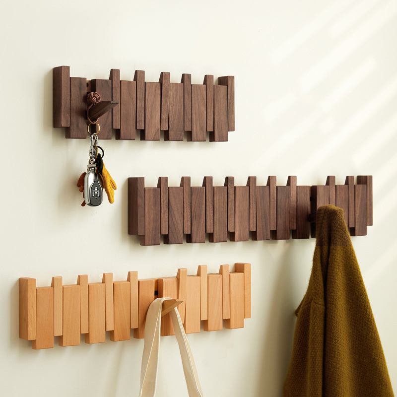Creative Piano Keys Solid Wood - Furniture Hook Hardware ulasan dan harga
