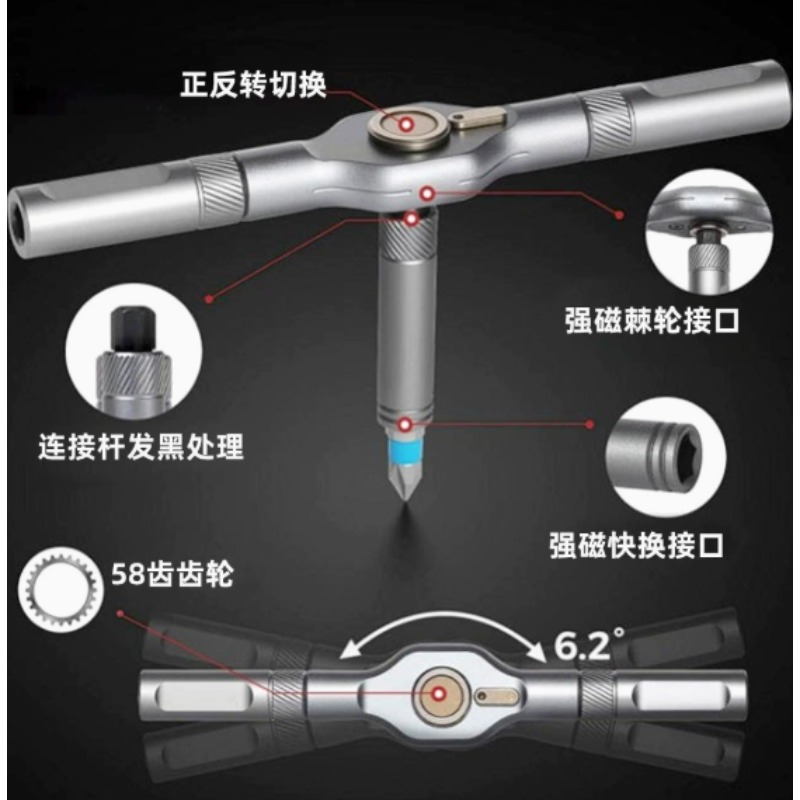 24-in-1 ratchet screwdriver T- - Furniture Screw Type ulasan dan harga