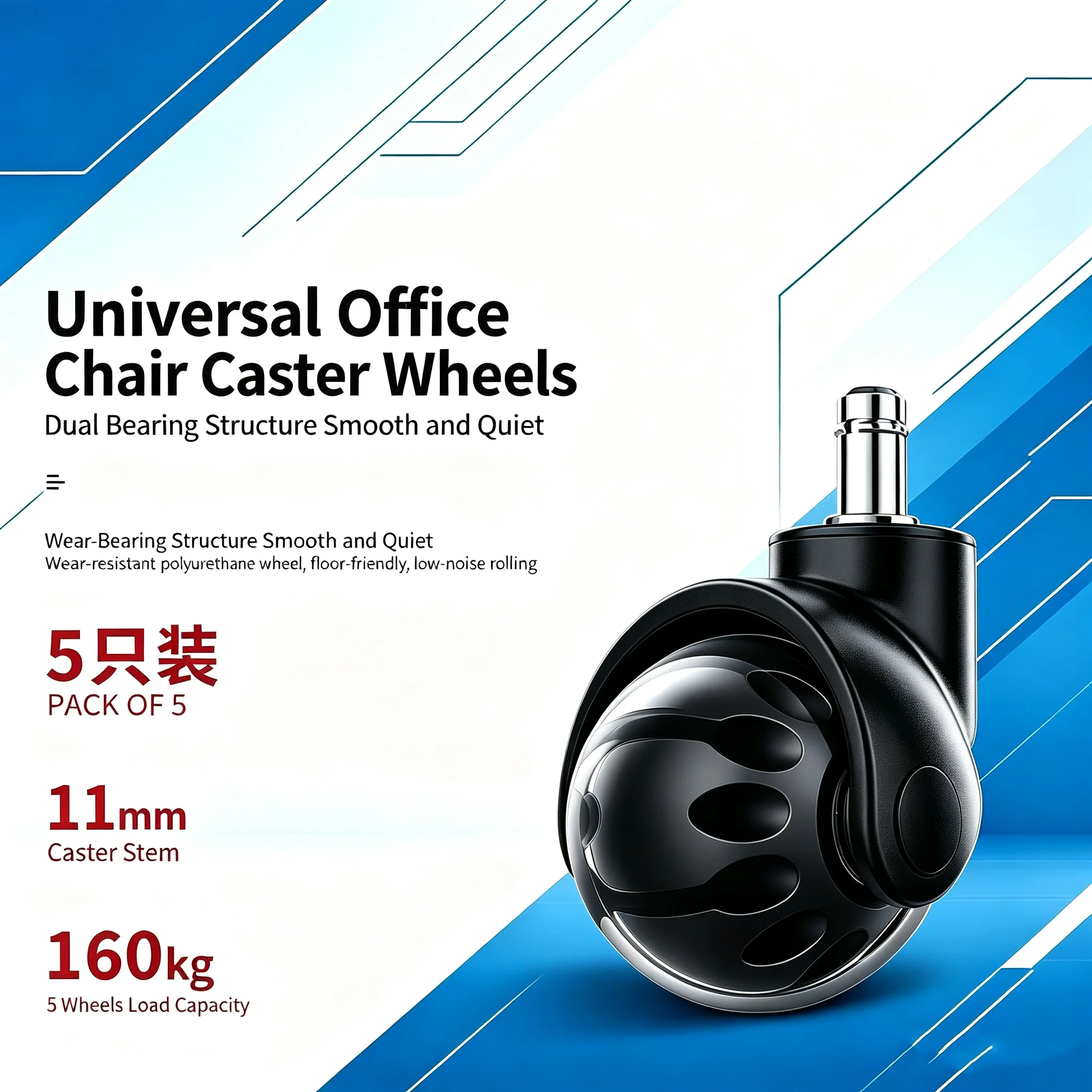 (5 Packs) 2 Inch Ball Type Fur - Furniture Screw Type ulasan dan harga